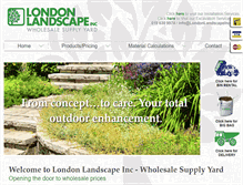 Tablet Screenshot of londonontariomulch.com